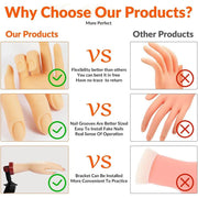 Manicure Practice Hand Mould Simulation Fake Hand Desktop Holder for Nail Art V528-HAND-MODEL-HOLDER-469177