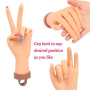 Manicure Practice Hand Mould Simulation Fake Hand Desktop Holder for Nail Art V528-HAND-MODEL-HOLDER-469177