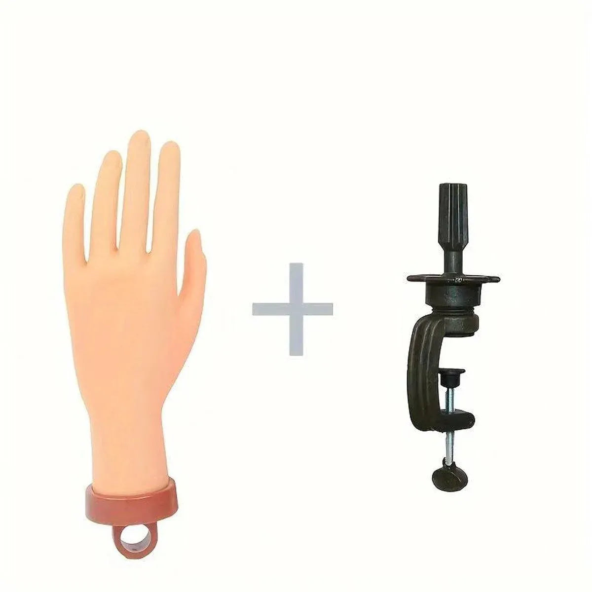 Manicure Practice Hand Mould Simulation Fake Hand Desktop Holder for Nail Art V528-HAND-MODEL-HOLDER-469177