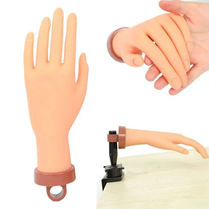 Manicure Practice Hand Mould Simulation Fake Hand Desktop Holder for Nail Art V528-HAND-MODEL-HOLDER-469177