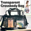 Clear Tote Bag Plastic Transparent Purse Handbag Zipper Security Event Stadium - Grey V528-HANDBAG-GREY-631258