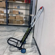 Folding Hand Trolley Heavy Duty Solid Wheel or Stair Climber Tri Wheel for Moving - Flat Ground V528-HANDCART-BLACK-76857