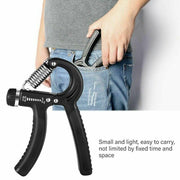 Adjustable Power Hand Grip Forearm Exerciser Gripper Strengthener Trainer 5-60Kg - Black V528-HANDGRIP-BLACK-614833