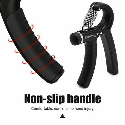 Adjustable Power Hand Grip Forearm Exerciser Gripper Strengthener Trainer 5-60Kg - Blue V528-HANDGRIP-BLUE-911195