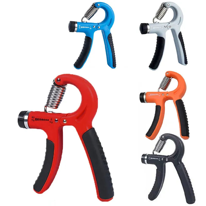 Adjustable Power Hand Grip Forearm Exerciser Gripper Strengthener Trainer 5-60Kg - Grey V528-HANDGRIP-GREY-183236