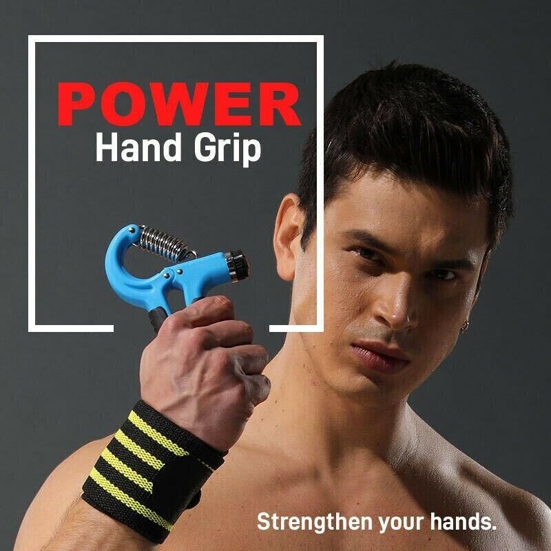Adjustable Power Hand Grip Forearm Exerciser Gripper Strengthener Trainer 5-60Kg - Orange V528-HANDGRIP-ORANGE-769876