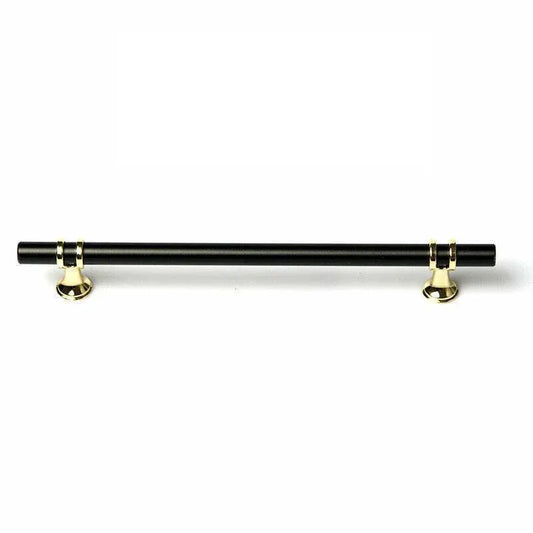 Black Gold Design Kitchen Cabinet Handles Drawer Bar Handle Pull 96 128 160 192 320MM - 128mm V528-HANDLE-BLACK-128MM-28940