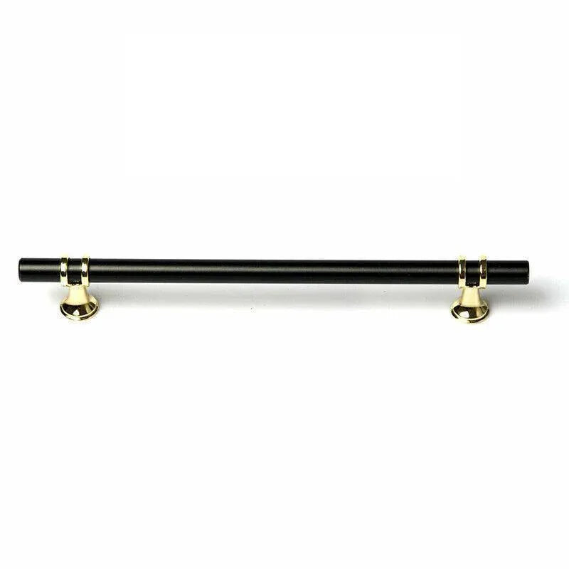 Black Gold Design Kitchen Cabinet Handles Drawer Bar Handle Pull 96 128 160 192 320MM - T Bar V528-HANDLE-BLACK-TBAR-75792