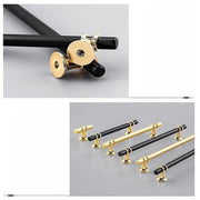Black Gold Design Kitchen Cabinet Handles Drawer Bar Handle Pull 96 128 160 192 320MM - T Bar V528-HANDLE-BLACK-TBAR-75792
