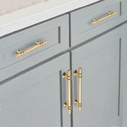 Black Gold Design Kitchen Cabinet Handles Drawer Bar Handle Pull 96 128 160 192 320MM - T Bar V528-HANDLE-BLACK-TBAR-75792