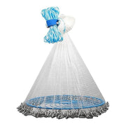 Frisbee Hand Casting Fishing Net Easy Throw Bait Net Swinging Tackle Gear - 480cm
