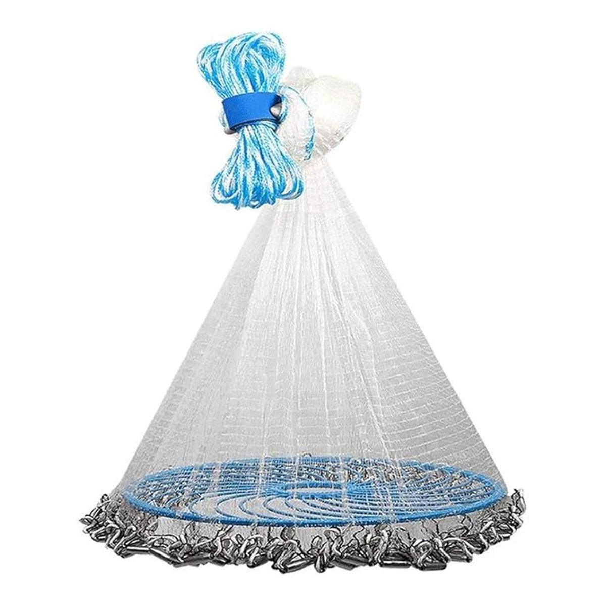 Frisbee Hand Casting Fishing Net Easy Throw Bait Net Swinging Tackle Gear - 540cm