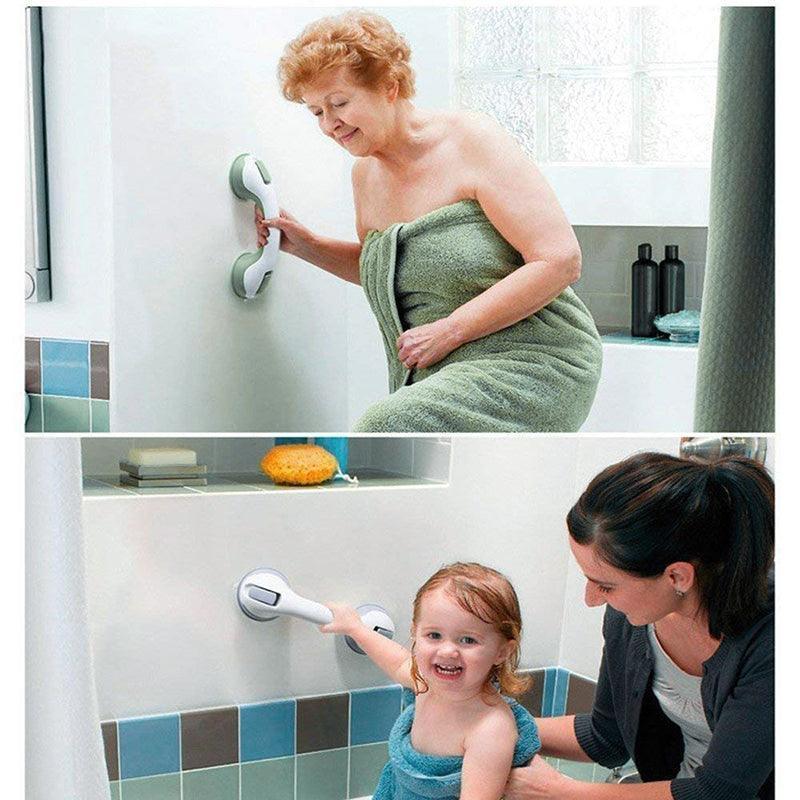Bathroom Non-Slip Suction Grab Handle Support Rail with Strong Hold Grip - Green V528-HANDLE-GREEN-72543