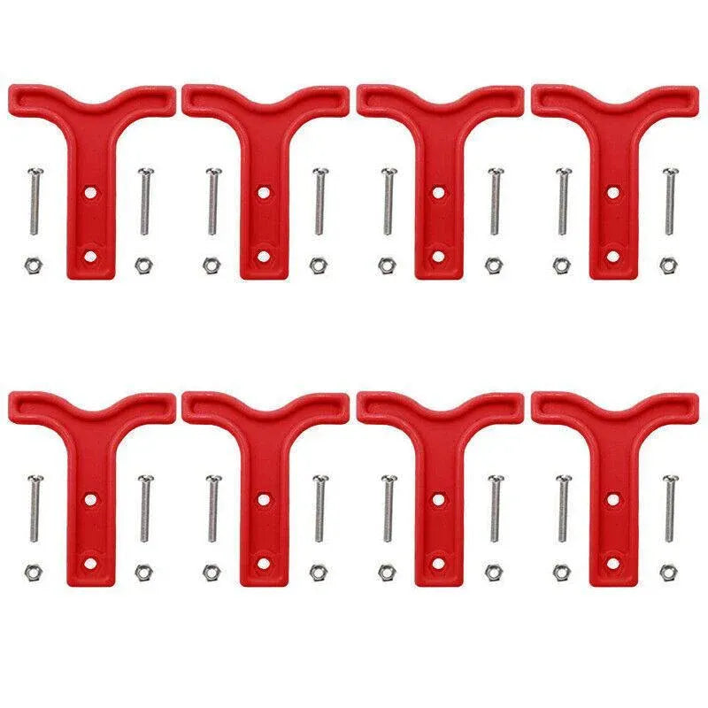10X Red T Bar Handle For Anderson Style Plug Connectors Tool 50Amp 12-24V 6Awg V528-HANDLE-RED-10PCS-24401