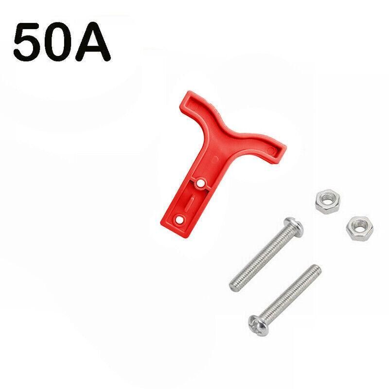10X Red T Bar Handle For Anderson Style Plug Connectors Tool 50Amp 12-24V 6Awg V528-HANDLE-RED-10PCS-24401