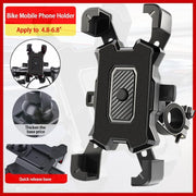 Bike Phone Mount Phone Holder Adjustable Phone Bracket For Bike Motorcycle V528-HANDLEBARBRACKET-BLACK-0258624