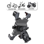 Bike Phone Mount Phone Holder Adjustable Phone Bracket For Bike Motorcycle V528-HANDLEBARBRACKET-BLACK-0258624