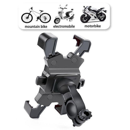 Bike Phone Mount Phone Holder Adjustable Phone Bracket For Bike Motorcycle V528-HANDLEBARBRACKET-BLACK-0258624