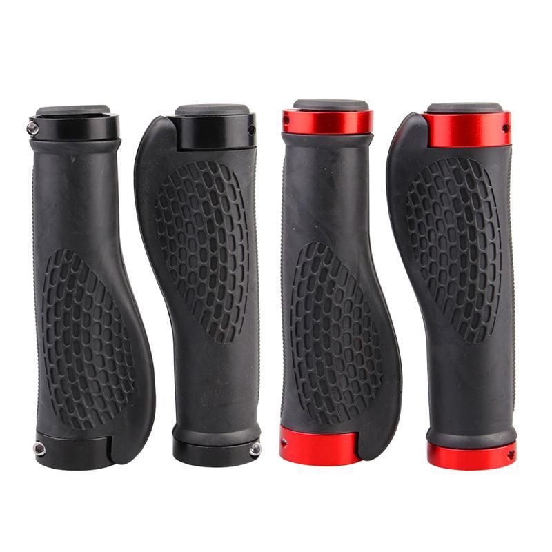 Ergonomic MTB Bike Handlebar Grips 2PCS Lock On Rubber Cycling Mountain Bicycle - Black V528-HANDLEBARGRIPS-BLACK-2PCS-59706
