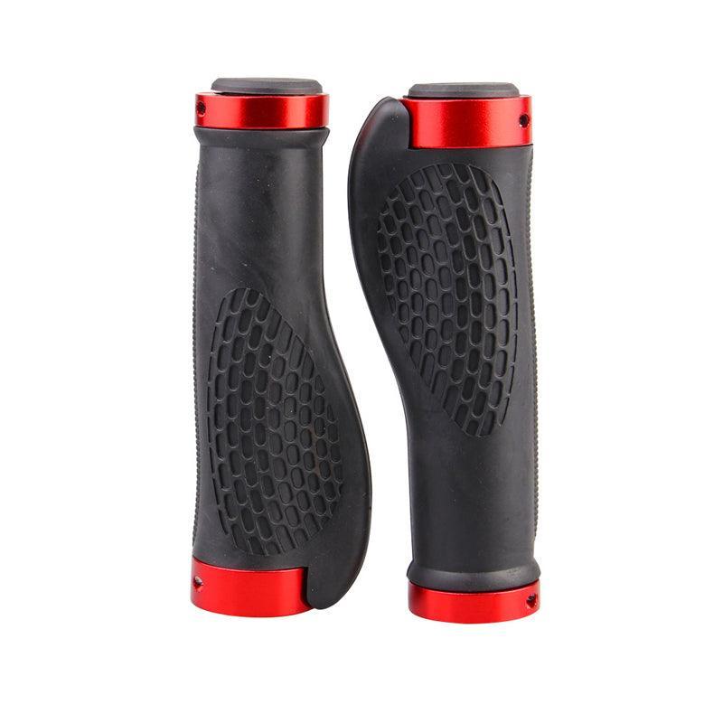 Ergonomic MTB Bike Handlebar Grips 2PCS Lock On Rubber Cycling Mountain Bicycle - Black V528-HANDLEBARGRIPS-BLACK-2PCS-59706