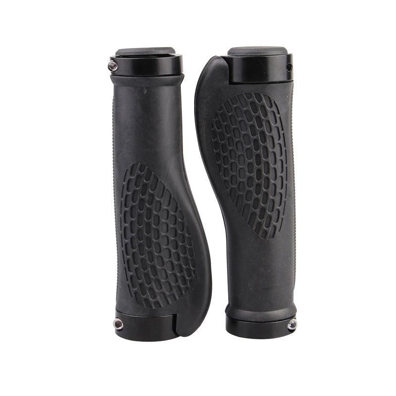 Ergonomic MTB Bike Handlebar Grips 2PCS Lock On Rubber Cycling Mountain Bicycle - Red V528-HANDLEBARGRIPS-RED-2PCS-94827