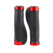 Ergonomic MTB Bike Handlebar Grips 2PCS Lock On Rubber Cycling Mountain Bicycle - Red V528-HANDLEBARGRIPS-RED-2PCS-94827