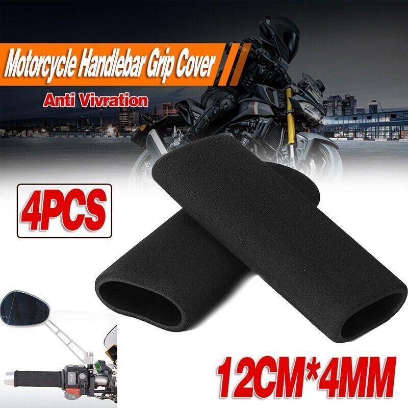 4Pcs Motorbike Motorcycle Slip-On Foam Anti Vibration Comfort Handlebar Cover V528-HANDLECOVER-4PCS-16627