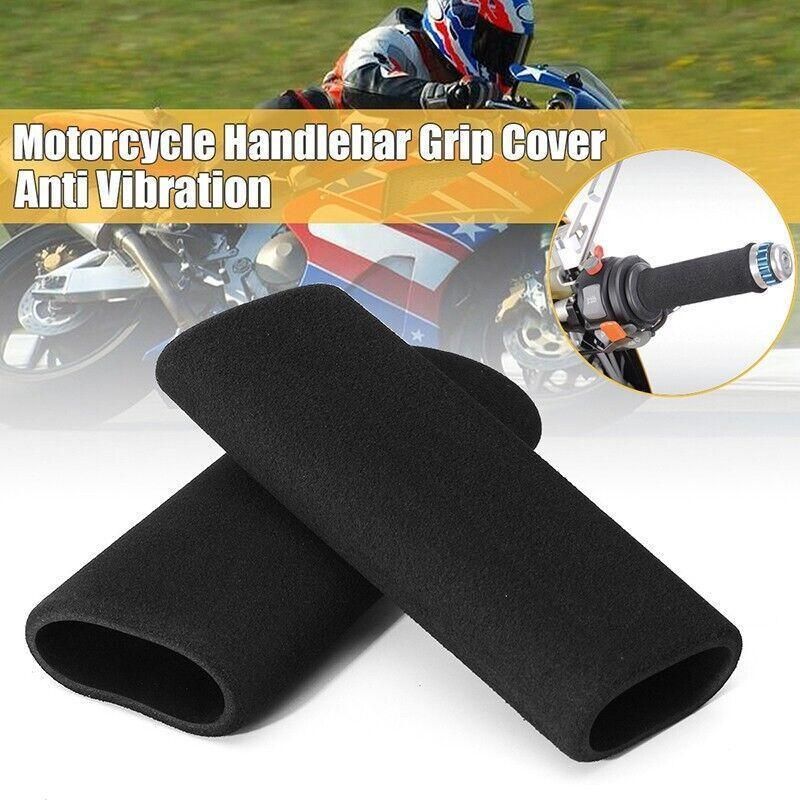 4Pcs Motorbike Motorcycle Slip-On Foam Anti Vibration Comfort Handlebar Cover V528-HANDLECOVER-4PCS-16627