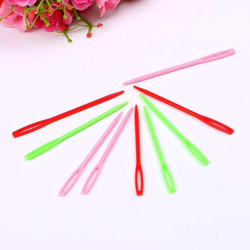 Mix Colour 20PCS Plastic Darning Threading Weaving Sewing Needles V528-HANDSEWINGNEEDLE-20PCS-10146