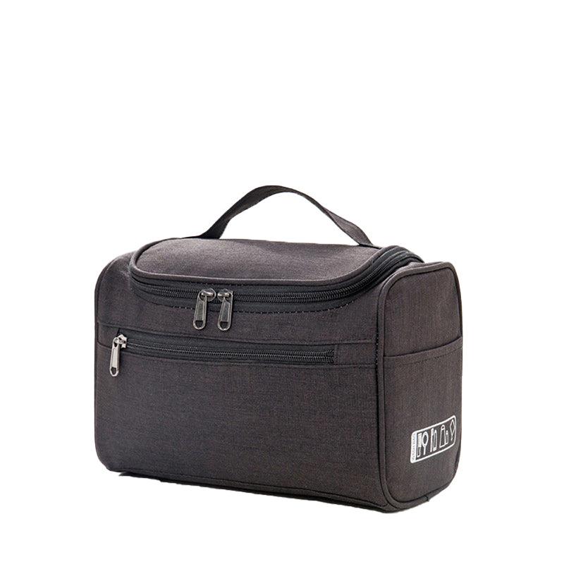 Womens Cosmetic Bag Make Up Case Travel Toiletry Wash Organiser Vanity Nail Box - Grey V528-HANDWASHBAG-GREY-79407