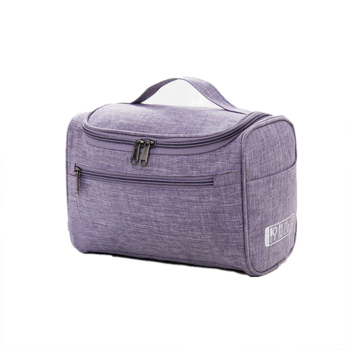 Womens Cosmetic Bag Make Up Case Travel Toiletry Wash Organiser Vanity Nail Box - Rose Red V528-HANDWASHBAG-ROSERED-39152