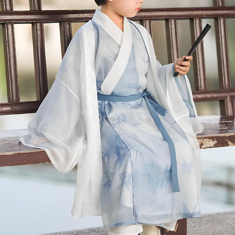 Autumn Hanfu Outfit in Ancient Chinese Style for Young Wearers Tang Dynasty Inspired - 140 V528-HANFU-140-167794