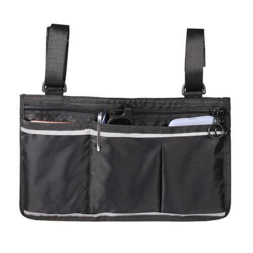 Waterproof Organizer Side Bag for Wheelchairs and Walkers - Black V528-HANGINGBAG-BLACK-58587