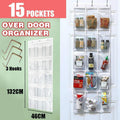 15 Pockets Waterproof Hanging Over The Door Organizer For Accessories Storage V528-HANGINGBAGS-993552