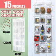 15 Pockets Waterproof Hanging Over The Door Organizer For Accessories Storage V528-HANGINGBAGS-993552