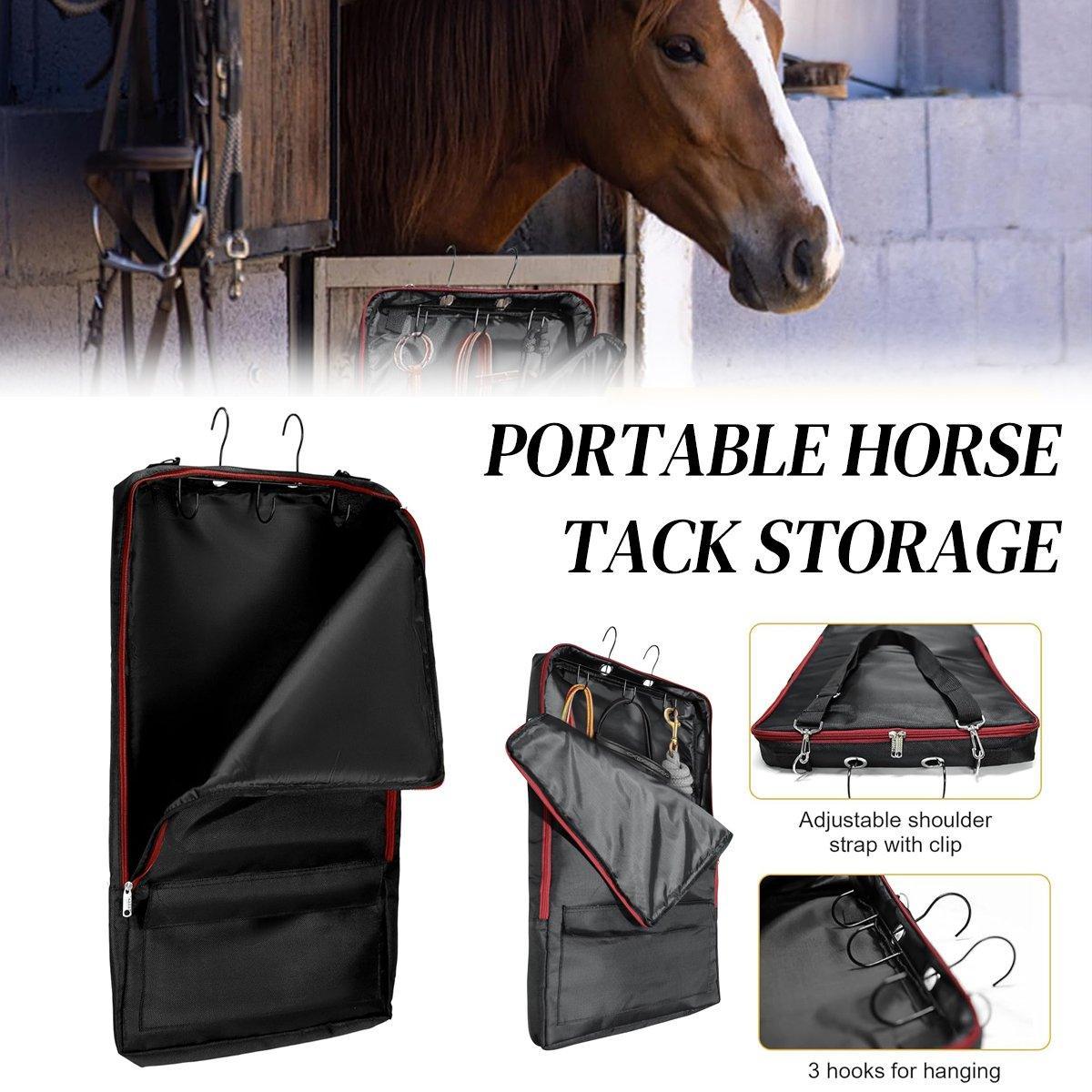 Horse Tack Carry Bag Bridle Halter Bag Pouch Storage Bag Portable Equestrian V528-HARNESS-STORAGE-BAG-533486