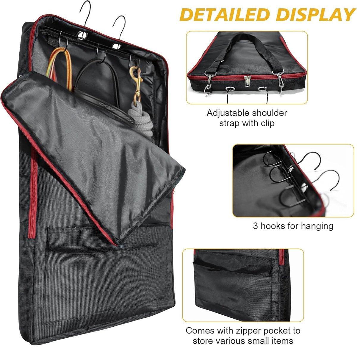 Horse Tack Carry Bag Bridle Halter Bag Pouch Storage Bag Portable Equestrian V528-HARNESS-STORAGE-BAG-533486