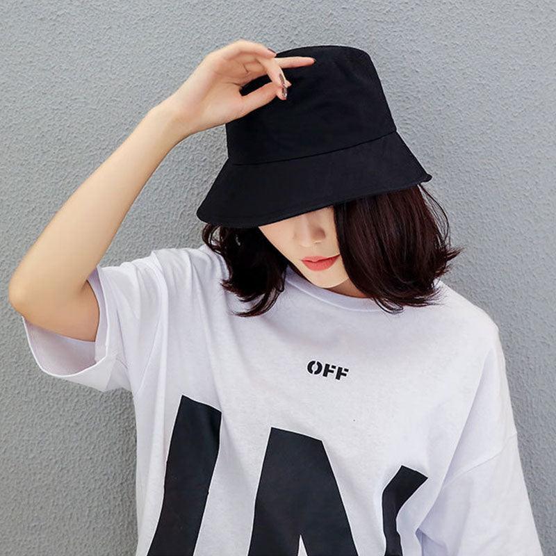 9 Colours Unisex Sun Bucket Hat Perfect for Outdoor Adventures - Beige V528-HAT-BEIGE-35068