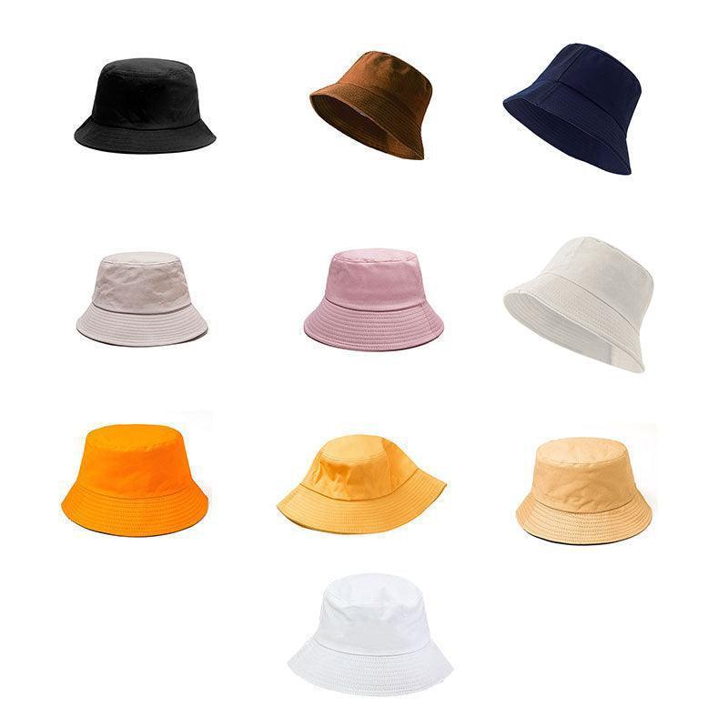 9 Colours Unisex Sun Bucket Hat Perfect for Outdoor Adventures - Grey V528-HAT-GREY-38385