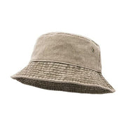 Unisex Men Women Washed Cotton Outdoor Camping Sports Bucket Hats Fisherman Hat - Khaki V528-HAT-KHAKI-49593
