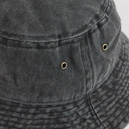 Unisex Men Women Washed Cotton Outdoor Camping Sports Bucket Hats Fisherman Hat - Orange V528-HAT-ORANGE-69388