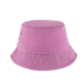 Unisex Men Women Washed Cotton Outdoor Camping Sports Bucket Hats Fisherman Hat - Pink V528-HAT-PINK-273278