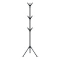 6Hooks Coat Stand Rack Clothes Hanger Hat Tree Jacket Umbrella Storage Organizer - Black V528-HAT-RACK-BLACK-975801