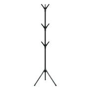 6Hooks Coat Stand Rack Clothes Hanger Hat Tree Jacket Umbrella Storage Organizer - Black V528-HAT-RACK-BLACK-975801