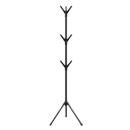 6Hooks Coat Stand Rack Clothes Hanger Hat Tree Jacket Umbrella Storage Organizer - Black V528-HAT-RACK-BLACK-975801