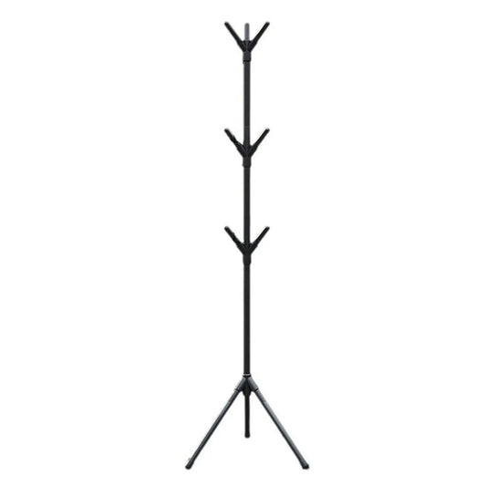 6Hooks Coat Stand Rack Clothes Hanger Hat Tree Jacket Umbrella Storage Organizer - Black V528-HAT-RACK-BLACK-975801