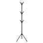 6Hooks Coat Stand Rack Clothes Hanger Hat Tree Jacket Umbrella Storage Organizer - Black V528-HAT-RACK-BLACK-975801