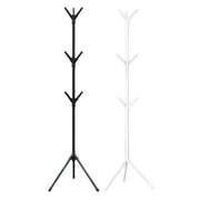 6Hooks Coat Stand Rack Clothes Hanger Hat Tree Jacket Umbrella Storage Organizer - Black V528-HAT-RACK-BLACK-975801