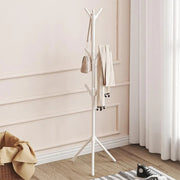 6Hooks Coat Stand Rack Clothes Hanger Hat Tree Jacket Umbrella Storage Organizer - Black V528-HAT-RACK-BLACK-975801