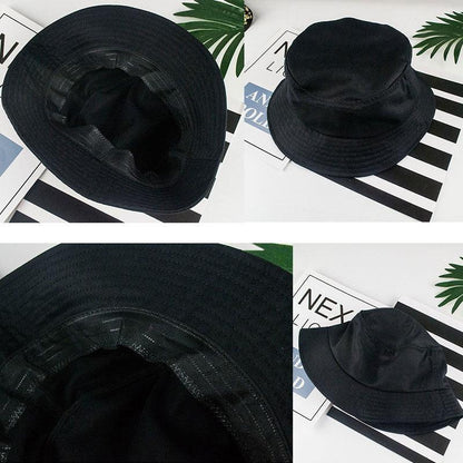 9 Colours Unisex Sun Bucket Hat Perfect for Outdoor Adventures - White V528-HAT-WHITE-15449